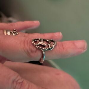 James Avery Oval Humming Bird Ring Sz 7